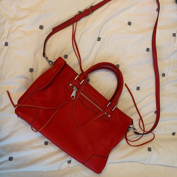 Rebecca Minkoff Handbags - Red Rebecca Minkoff Regan Satchel
